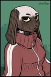 Rating: s
ID: 4768783
Date: 2024-05-07 15:38:38 -0400
Status: active
Score: 50
2020 anthro beastars black_border border breasts brokenmojo brown_body brown_fur clothed clothing domestic_rabbit female fur kyuu_(beastars) lagomorph leporid looking_at_viewer lop_rabbit mammal oryctolagus rabbit red_clothing red_tracksuit solo tracksuit post #4768783