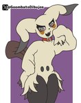 absurd_res anthro clothing collar fan_character female generation_7_pokemon goombato_dibujos hi_res mimi_(sealer4258) mimikyu nintendo pokemon pokemon_(species) solo