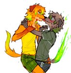 Rating: q
ID: 5563009
Date: 2025-05-10 18:35:54 -0400
Status: active
Score: 14
anthro arm_grab blush boop bottomwear butt butt_grab canid canine clothed clothing duo face_lick hand_on_butt licking male male/male mammal papyuuno shirt shorts tank_top tongue tongue_out topwear post #5563009
