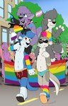 Rating: s
ID: 3409785
Date: 2022-06-24 20:32:18 -0400
Status: active
Score: 43
anthro arm_warmers armwear asexual_pride_colors bigender_pride_colors blankieplush cape clothing felid feminine_bigender_pride_colors flag footwear group hair hi_res kasper_(peanut) knee_highs knee_socks legwear lgbt_pride lgbt_pride_month male male/male mammal multicolored_arm_warmers multicolored_armwear multicolored_cape multicolored_clothing multicolored_footwear multicolored_hair multicolored_knee_highs multicolored_knee_socks multicolored_legwear multicolored_socks mustelid otter pansexual_pride_colors parade pattern_clothing plushie pride_color_arm_warmers pride_color_armwear pride_color_cape pride_color_clothing pride_color_flag pride_color_footwear pride_color_hair pride_color_knee_highs pride_color_knee_socks pride_color_legwear pride_color_socks pride_colors rainbow_pride_colors six-stripe_rainbow_pride_colors socks striped_clothing stripes post #3409785