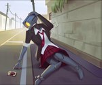 Rating: s
ID: 4679530
Date: 2024-03-25 17:04:45 -0400
Status: active
Score: 32
1_eye ambiguous_gender bottomwear bread clothing collared_shirt dress_shirt falling food glowing glowing_eyes holding_head jelly_(food) looking_down machine mirage_(ultrakill) necktie new_blood_interactive nonbinary_(lore) not_furry on_ground pleated_skirt power_lines regreto2 road robot school_uniform shirt skirt solo toast topwear ultrakill unavailable_at_source uniform vest walkway yellow_eyes post #4679530