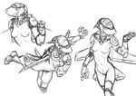 aircraft aircraft_humanoid airplane anthro armor_plates biped black_and_white breasts digital_drawing_(artwork) digital_media_(artwork) female female_anthro genitals hatching_(art) hi_res joints kat_(sealer4258) line_art living_aircraft living_machine living_vehicle machine monochrome multiple_images multiple_poses navel nipples non-mammal_breasts non-mammal_nipples not_furry nude nude_anthro nude_female pose pussy robot robot_anthro sealer4258 shaded simple_background sketch sketch_page small_breasts smile solo teeth vehicle wings