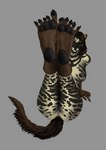 absurd_res anthro anus civet feet female foot_focus hi_res humanoid_feet jhonsteamwolf mammal nude pawpads plantigrade soles solo spread_toes toes viverrid wrinkled_feet wrinkles