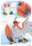 absurd_res animal_genitalia anthro ari_the_talonflame avian avian_feet bath bathtub beak blindfold blush bold_text braixen canid canine caught_in_the_act cloaca color_coded color_coded_text comic conjoined_speech_bubble dialogue duo ellie_the_braixen embarrassed english_text falconry_hood femboy feral gender_symbol generation_6_pokemon genitals heart_after_text heart_symbol hi_res hood inner_ear_fluff introduction leather_helmet level_number linked_speech_bubble male male/male male_symbol mammal name_drop name_in_dialogue nikkibunn nintendo number page_number pokemon pokemon_(species) repeated_text sensory_deprivation sensory_deprivation_helmet sparkles speech_bubble stuttering symbol talking_feral talonflame text text_box text_emphasis text_with_heart tuft water