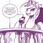 1:1 ask_princess_molestia crown dialogue english_text equid equine feathered_wings feathers female feral friendship_is_magic hair hasbro headgear horn john_joseco long_hair mammal monochrome my_little_pony mythological_creature mythological_equine mythology open_mouth princess princess_celestia_(mlp) royalty solo text tiara winged_unicorn wings