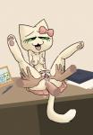 :3 anal anal_penetration anthro anthro_penetrated bodily_fluids bottomwear breasts business_cat_(meme) business_cat_(video) business_cat_(weebl) clitoris clothed clothing cum cum_in_ass cum_inside desk disembodied_hand disembodied_penis domestic_cat duo erection faceless_character faceless_human faceless_male felid feline felis female female_focus female_on_human female_penetrated fur furniture genital_fluids genitals green_eyes half-closed_eyes hi_res human human_on_anthro human_penetrating human_penetrating_anthro infidelity interspecies male male/female male_on_anthro male_penetrating male_penetrating_female mammal meme narrowed_eyes nipples no_underwear open_mouth orgasm pawpads pen penetration penis photo pussy secretary_cat_(weebl) sex skirt solo_focus table tan_body tan_fur tongue tongue_out topless unknown_artist unprofessional_behavior vaginal_fluids weebl's_stuff