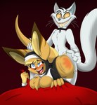 Rating: e
ID: 5561875
Date: 2025-05-10 08:31:53 -0400
Status: active
Score: 7
absurd_res anthro bed bed_sheet bedding blush bodily_fluids butt_slap clothing collar domestic_cat drooling duo felid feline felis female furniture grabbing_sheets grin hi_res kangaroo kayla_(zoophobia) kuramichan leeson_(zoophobia) macropod male male/female mammal marsupial nun nun_habit nun_outfit religious_clothing saliva slap smile spanking tail tail_grab zoophobia post #5561875