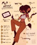 Rating: s
ID: 4076351
Date: 2023-05-27 13:41:03 -0400
Status: active
Score: 116
2022 abstract_background afro anthro areye_(artist) arrow_sign artist_name bare_shoulders bottomwear bracelet breasts brown_body brown_fur butt choker clothing digital_media_(artwork) drawing_stylus drawing_tablet ear_piercing ear_ring electronics ellipsis english_text female fur giraffid gloves_(marking) gold_(metal) gold_jewelry hair hair_over_eyes heart_symbol hi_res holding_stylus intersex_(lore) jewelry krita_(artwork) krita_(copyright) lips lo-lo_(areye) long_legs mammal markings midriff model_sheet navel necklace nonbinary_(lore) okapi pants pattern_clothing pattern_shirt pattern_topwear piercing question_mark raised_leg ring_piercing shirt simple_background slim small_breasts smile solo star striped_clothing striped_markings striped_shirt striped_topwear stripes tail tail_tuft tan_background tank_top text thick_lips topwear tuft wacom watermark wide_hips post #4076351