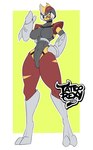 2_toes abs anthro bisharp black_body blade breasts eye_patch eyewear feet female generation_5_pokemon grey_hair hair muscular neckwear nintendo pokemon pokemon_(species) red_eyes scar simple_background solo tattoorexy toes