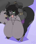 Rating: e
ID: 5639890
Date: 2025-06-13 16:26:03 -0400
Status: active
Score: 45
2025 anthro artist_name bangs barbell_piercing big_breasts big_butt black_body black_fur black_hair black_horn black_nipples blunt_bangs bottomwear breasts butt chest_tuft clothed clothing colored demon digital_drawing_(artwork) digital_media_(artwork) domestic_cat ear_piercing felid feline felis female floppy_ears fluffy fluffy_tail fur gold_(metal) gold_jewelry green_eyes grey_body grey_fur hair hanging_breasts harness heterochromia hi_res horn horn_jewelry horn_ring huge_breasts hybrid hyper hyper_breasts jewelry leaning leaning_forward legwear long_tail lucy_(thisaccountdoesexist) mammal multicolored_body multicolored_fur nipple_piercing nipples occult_symbol pants paws pentagram pentagram_harness piercing purple_clothing purple_eyes ring_(jewelry) signature simple_background skimpy smile solo spiked_tail spikes spikes_(anatomy) spiritdeer succubus symbol tail text thick_thighs thong_straps tight_clothing tongue tongue_out tongue_piercing topless torn_bottomwear torn_clothing torn_legwear torn_pants translucent translucent_clothing tuft two_tone_body two_tone_fur post #5639890