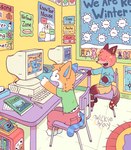 Rating: s
ID: 5411978
Date: 2025-03-04 14:58:01 -0500
Status: active
Score: 107
anthro baseboard blue's_clues blue_(blue's_clues) blue_body blue_fur bottomwear canid canine chair child clean_diaper clothed clothing colored computer desk detailed_background diaper diaper_peekage diaper_under_clothing digital_drawing_(artwork) digital_media_(artwork) domestic_cat duo electronics english_text felid feline felis fox fur furniture gesture hand_gesture inside male mammal nickelodeon open_mouth orange_body orange_fur pants pointing red_body red_fur school shirt shorts sitting smile surprise table text topwear wearing_diaper white_body white_fur wilkie-way young young_anthro young_male post #5411978