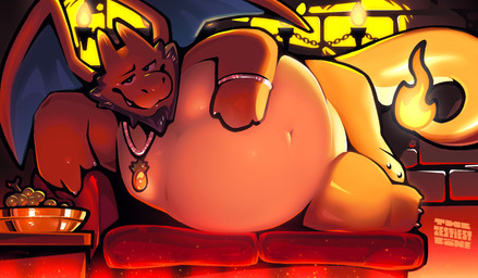 Rating: q
ID: 5146253
Date: 2024-10-29 01:07:46 -0400
Status: active
Score: 73
2024 anthro beard bedroom_eyes belly big_belly biped black_eyes bowl bracelet charizard container facial_hair featureless_crotch feet fire flaming_tail food fruit furniture generation_1_pokemon grape half-closed_eyes hand_on_belly hi_res huge_belly inside jewelry looking_at_viewer lying male membrane_(anatomy) membranous_wings narrowed_eyes navel necklace nintendo nude obese obese_anthro obese_male on_side orange_body orange_skin overweight overweight_anthro overweight_male plant pokemon pokemon_(species) ray_(calidragon06) red_sofa seductive signature smile sofa solo tail tan_body tan_skin thezestiestbone torch wings post #5146253