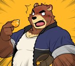 Rating: s
ID: 4983165
Date: 2024-08-13 06:52:07 -0400
Status: active
Score: 12
2024 5_fingers anthro bear black_bear blue_clothing blue_jacket blue_topwear brown_body brown_fur caught_in_the_act clothed clothing countershade_snout countershading fingers focus_lines food fully_clothed fur hi_res honey_(food) honey_pot jacket juuichi_mikazuki male mammal moon_bear morenatsu multicolored_body multicolored_fur open_mouth orange_background overweight overweight_anthro overweight_male pteragon shirt simple_background snout solo tan_body tan_countershading tan_fur tongue topwear two_tone_body two_tone_fur ursine white_clothing white_shirt white_topwear post #4983165