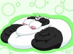 2018 4:3 5_fingers anthro areola arm_rolls bar_emanata batspid2 bear belly belly_on_ground belly_rolls big_areola big_belly big_breasts big_butt big_nipples biped black_body black_claws black_eyebrows black_fur black_nose black_pawpads blobby breasts butt cel_shading chubby_cheeks claws digital_drawing_(artwork) digital_media_(artwork) double_chin ear_markings emanata eyebrows eyelashes facial_markings fat_rolls female fingers full-length_portrait fur giant_panda glistening glistening_eyes green_eyes hair head_markings huge_areola huge_belly huge_breasts huge_butt huge_hips huge_nipples huge_thighs hyper hyper_belly hyper_butt hyper_hips hyper_thighs immobile leg_rolls love_handles mammal markings mask_(marking) morbidly_obese morbidly_obese_anthro morbidly_obese_female multicolored_body multicolored_fur navel neck_rolls nipples nude nude_anthro nude_female obese obese_anthro obese_female overweight overweight_anthro overweight_female pawpads pink_areola pink_nipples pink_tongue portrait puffy_areola puffy_nipples round_ears scut_tail shaded short_tail signature simple_background sitting smile sofia_(batspid2) solo tail thick_thighs toe_claws tongue two_tone_body two_tone_fur white_body white_fur white_hair wide_hips