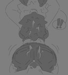 Rating: e
ID: 5547248
Date: 2025-05-03 21:55:59 -0400
Status: active
Score: 12
anthro arthropod black_and_white bodily_fluids bottomwear bulge butt clothing cum cum_in_hair cum_inside cum_on_back cum_on_butt cum_on_clothing cum_through denim denim_bottomwear denim_clothing denim_shorts duo erection erection_under_clothing exclamation_point female genital_fluids grinding hair hi_res insect lepidopteran male male/female monochrome moth motion_lines raewtf shirt shorts speech_bubble tank_top topwear post #5547248