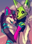 Rating: s
ID: 3922079
Date: 2023-03-10 19:34:11 -0500
Status: active
Score: 40
2023 anthro blue_body blue_fur bone canid canine canis digital_drawing_(artwork) digital_media_(artwork) duo female flashw fur hand_holding jaxxx male male/female mammal pink_body pink_fur romantic romantic_couple skull skull_head skulldog_(species) smile sunset wolf yozora post #3922079