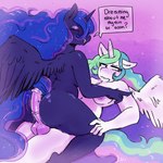 Rating: e
ID: 4878582
Date: 2024-06-25 22:06:56 -0400
Status: active
Score: 166
1:1 1_horn 2024 5_fingers abstract_background absurd_res animal_genitalia animal_penis anthro anthrofied areola balls big_butt biped black_eyes black_text blue_body blue_ears blue_fur blue_hair blue_horn blue_tail blue_wings blush blush_lines bodily_fluids breasts butt cosmic_hair cosmic_tail cowgirl_position cum currentlytr_ash dialogue digital_media_(artwork) dream duo english_text equid equine equine_genitalia equine_penis ethereal_hair eyelashes eyes_closed feathered_wings feathers feet female female_on_top fingers flared_penis friendship_is_magic from_front_position fur genital_fluids genitals gesture green_hair green_tail gynomorph gynomorph/female gynomorph_on_bottom hair hand_gesture hasbro heart_symbol hi_res horn hot_dogging incest_(lore) intersex intersex/female intersex_on_bottom intraspecies kneeling leaking_cum long_hair looking_aside looking_away lying mammal medial_ring medium_breasts multicolored_hair multicolored_tail my_little_pony mythological_creature mythological_equine mythology nipples on_back on_bottom on_top open_mouth penis pink_areola pink_balls pink_hair pink_nipples pink_penis pink_tail pink_tongue plantigrade pointing princess_celestia_(mlp) princess_luna_(mlp) purple_eyes sex sibling_(lore) sister_(lore) sisters_(lore) slightly_chubby slightly_chubby_anthro slightly_chubby_female smile snout speech_bubble spread_wings straddling tail talking_to_another talking_to_partner teal_tail teeth text thick_thighs three-quarter_view tongue unicorn_horn white_body white_ears white_fur white_horn white_wings winged_unicorn wings post #4878582