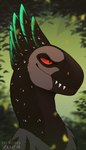 Rating: s
ID: 5662156
Date: 2025-06-23 07:21:17 -0400
Status: active
Score: 0
ambiguous_gender black_body black_feathers blurred_background bust_portrait dinosaur dromaeosaurid feathers feral grey_body grey_feathers head_feathers hi_res mouth_closed portrait prehistoric_species rayliicious red_eyes reptile scalie sharp_teeth solo teeth theropod post #5662156