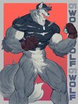 2023 3:4 abs absurd_res anthro barazoku beanie biceps big_muscles biped black_nose bottomless canid canine canis clothed clothing crotch_tuft digital_media_(artwork) eyebrows fingerless_gloves fur gloves grey_body grey_fur handwear hat headgear headwear hi_res male mammal mixterart muscular muscular_anthro muscular_male muscular_thighs mythological_canine mythological_creature mythology open_mouth pecs quads shirt solo tail teeth thick_thighs tongue topwear torn_clothing torn_shirt torn_topwear tuft vein veiny_arms veiny_legs veiny_muscles veiny_thighs werecanid werecanine werecreature werewolf wolf