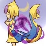 1:1 alternate_species blonde_hair blue_clothing blue_dress clothing cosplay cresselia dress duo female generation_4_pokemon hair hitec human humanized legendary_pokemon mammal nintendo pokemon pokemon_(species) pokemon_trainer yellow_clothing yellow_dress