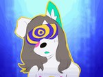 Rating: q
ID: 5593140
Date: 2025-05-23 16:26:54 -0400
Status: active
Score: 53
2d_animation 4:3 animated anthro areola blue_ears blush canid canine canis dark_hair digital_media_(artwork) domestic_dog english_text epilepsy_warning frame_by_frame fur hair hypnosis hypnotic_clothing hypnotic_visor long_hair male mammal mind_control multicolored_body nipples nude open_mouth pink_areola pink_nipples short_playtime simple_background smile smittenpuppy solo submissive text white_body white_fur post #5593140