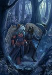 Rating: s
ID: 4472578
Date: 2023-12-14 17:08:17 -0500
Status: active
Score: 13
anthro bear biped boots canid canine cape clothed clothing detailed_background digitigrade duo eye_contact feathered_wings feathers female footwear fur hair hi_res holding_object holding_weapon long_hair looking_at_another mammal melee_weapon open_mouth outside plant polearm scythe shoes skitalets sword tree ursine weapon wings post #4472578