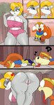 Rating: q
ID: 5306299
Date: 2025-01-13 22:47:34 -0500
Status: active
Score: 72
absurd_res anthro bent_over berri big_breasts big_butt biped bodily_fluids breasts butt clothed clothing comic conker conker's_bad_fur_day detailed_background duo eyelashes female front_view grey_body hair hi_res looking_back male mammal open_mouth outside pupils rareware rodent sciurid seiiartworks sweat thick_thighs tongue tongue_out tree_squirrel post #5306299