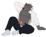 Rating: e
ID: 5589265
Date: 2025-05-21 20:32:27 -0400
Status: active
Score: 35
2025 anthro blaidd_(elden_ring) blush bodily_fluids bottomwear canid canine canis clothed clothing collared_shirt dress_shirt dripping drooling elden_ring fangs flurkii footwear fromsoftware genital_fluids genitals hi_res humanoid_genitalia humanoid_penis male mammal muscular muscular_anthro muscular_male open_clothing open_shirt open_topwear pants pecs penis precum precum_drip raised_arm saliva scar shirt sitting socks solo teeth topwear underwear vein veiny_penis wolf post #5589265