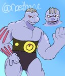 'pokemon' anthro generation_1_pokemon hi_res humanoid machoke male nasthane nintendo pokemon pokemon_(species) solo