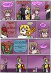 2017 ailurid anthro babystar biped canid canine canis comic detailed_background dialogue digital_media_(artwork) eeveelution english_text eyewear female flareon fox fur gemma_polson generation_1_pokemon glasses group hair hi_res hybrid male mammal nicole_murdock nintendo pokemon pokemon_(species) rasile_murdock red_panda rodent sciurid souffle_murdock standing text tree_squirrel wolf young young_anthro zeezee_murdock