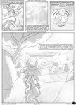 absurd_res anthro bag balls building casual_nudity climbing clothing comic english_text female generation_4_pokemon genitals grass greyscale hat headgear headwear hi_res hill kolin_novak legendary_pokemon legwear looking_at_viewer lucario male mammal mesprit monochrome mountain narration nintendo outside plant pokemon pokemon_(species) pokemon_mystery_dungeon pussy rock rymherdier scarf spike_chunsoft text topwear tree url valley vest wanderlust water