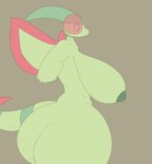 2024 anthro antlion areola arthropod big_breasts big_butt breasts butt colored digital_media_(artwork) dipstick_tail female flat_colors flygon generation_3_pokemon green_areola green_eyes green_nipples green_tail grey_background hi_res huge_breasts huge_butt huge_thighs insect looking_down markings nintendo nipples non-mammal_breasts non-mammal_nipples pleasantlyplumpthiccness pokemon pokemon_(species) red_tail_tip side_view simple_background solo striped_markings striped_tail stripes tail tail_markings thick_thighs