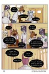 2:3 bastriw canid canine canis clothing comic dialogue domestic_dog english_text eyewear glasses green_eyes hairless hairless_dog hi_res male mammal manu_(bastriw) nico_(bastriw) primitive_dog school school_uniform text uniform url wolf xoloitzcuintli young