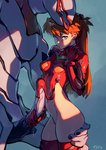 2020 asuka_langley_soryu big_penis blue_eyes bodily_fluids bottomless breasts brown_hair clothed clothing digital_media_(artwork) duo evangelion_(cyborg) female female_on_humanoid foreplay genital_fluids genitals glistening glistening_body glistening_clothing hair handjob human human_on_humanoid humanoid interspecies larger_male leg_grab legwear lips long_hair looking_at_viewer machine male male/female male_on_human mammal mass_production_eva monster monster_on_female monster_on_human monstrous_humanoid neon_genesis_evangelion not_furry nude penile penis plugsuit red_lips requiemdusk robot robot_humanoid seductive sex simple_background size_difference smaller_female teratophilia thigh_grab tight_clothing vein veiny_penis