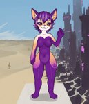 2023 anthro city desert female hi_res marsminer nude shiro_fuun solo tagme