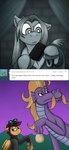 ask_blog digital_media_(artwork) dragon drxii english_text equid equine female friendship_is_magic hasbro hi_res horse ipsywitch mammal my_little_pony mythological_creature mythological_scalie mythology pony scalie scootaloo_(mlp) stalkerloo steven_magnet_(mlp) text tumblr