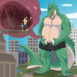 Rating: q
ID: 3918316
Date: 2023-03-09 04:00:02 -0500
Status: active
Score: 42
1:1 absurd_res accipitrid accipitriform anthro anthro_pred anthro_prey avian beak belly big_belly bird black_beak black_bottomwear black_clothing blue_bottomwear blue_clothing bodily_fluids bottomwear brown_body brown_feathers building clothed clothing core crocodile crocodilian detailed_internal digital_media_(artwork) duo eagle esophageal_sphincter extreme_size_difference feathers fish front_view fully_inside gills green_body hand_on_belly hand_on_own_belly hands_on_own_belly hi_res hybrid imperatorcaesar inside_stomach internal kadam_(reptek) larger_pred looking_down_at_self macro male marine nawa_(reptek) neck_gills open_mouth orange_eyes orange_gills organs outside overweight overweight_anthro overweight_male partially_submerged philippine_eagle red_tongue reptile scalie shark size_difference standing stomach stomach_acid tan_body tongue topless vore post #3918316