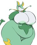 absurd_res anthro anthrofied apode areola belly big_areola big_belly big_breasts big_butt breasts butt curvy_figure draconcopode female generation_5_pokemon genitals green_nipples hi_res huge_breasts huge_butt huge_thighs hyper legless looking_at_viewer nintendo nipples obese obese_anthro obese_female overweight overweight_anthro overweight_female plantedpot pokemon pokemon_(species) pokemorph pseudo_clothing pussy reptile scalie serpentine serperior solo thick_thighs wide_hips