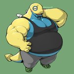 Rating: s
ID: 5268089
Date: 2024-12-26 18:30:47 -0500
Status: active
Score: 16
1:1 anthro anthrofied belly big_belly black_clothing black_shirt black_tank_top black_topwear bottomwear clothing crocs dunsparce footwear generation_2_pokemon green_background hand_on_side hi_res male nintendo overweight overweight_anthro overweight_male pants pokemon pokemon_(species) pokemorph racesolar shirt simple_background solo standing sweatpants tank_top topwear post #5268089