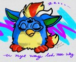 2017 ambiguous_gender beak blue_body blue_fur constructed_language digital_drawing_(artwork) digital_media_(artwork) eyes_closed feral fictional_language full-length_portrait fur furbish_text furby_(species) green_inner_ear handwritten_text head_tuft horn matrices_(artist) portrait purple_text shaded signature sleeping solo solo_jazz_pattern sound_effects text translated tuft url vowelless vowelless_sound_effect white_horn yellow_beak yellow_body yellow_fur zzz