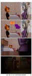 absurd_res agatha_(james_howard) alphonse_(james_howard) anthro comic dialogue domestic_cat duo felid feline felis female hi_res james_howard male male/female mammal patreon