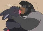 Rating: q
ID: 5595510
Date: 2025-05-24 17:20:36 -0400
Status: active
Score: 46
anthro asphyxiation bear beard black_body bodily_fluids body_hair choking drooling duo excessive_saliva eyewear facial_hair forced forced_kiss french_kissing glasses kissing kuro_(rofakuro) lagomorph leporid male male/male mammal questionable_consent rabbit red_eyes rofakuro saliva size_difference steve_jovonovich stubble tears tongue_in_mouth post #5595510