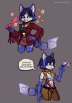 Rating: s
ID: 4896192
Date: 2024-07-04 02:57:53 -0400
Status: active
Score: 77
2024 anthro arm_markings arsworlds belt blue_body blue_fur blue_hair bottomwear breasts canid canine choker circlet clothing cosplay crop_top crossover crossover_cosplay dialogue dipstick_tail eyebrows eyewear female flower fox fur green_eyes hair hand_on_hip hi_res jewelry krystal_(star_fox) leeloo leg_markings looking_at_viewer mammal markings midriff necklace nintendo pants pendant plant shirt short_hair smile solo sparkles star_fox sunglasses tail tail_markings the_fifth_element thigh_markings topwear white_body white_fur post #4896192