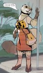 Rating: s
ID: 5361855
Date: 2025-02-09 14:37:50 -0500
Status: active
Score: 58
absurd_res anthro big_tail biped bottomwear bracelet breasts brown_clothing brown_eyes brown_footwear brown_shoes city clothing covered_breasts detailed_background dialogue digital_media_(artwork) domestic_ferret english_text eyewear female female_anthro footwear full-length_portrait fur glasses hand_on_pole head_tilt hi_res implied_killing implied_snuff jewelry leaning leaning_on_object leaning_on_pole looking_aside mammal mustelid musteline ominous open_mouth orange_clothing orange_footwear orange_socks pink_nose plant portrait purse rambrandt-the-painter red_bottomwear red_clothing red_skirt round_glasses shirt shoes sidewalk skirt socks solo speech_bubble standing street t-shirt tail tan_body tan_fur text topwear trans_(lore) trans_woman_(lore) tree true_musteline wearing_glasses weasel whiskers worried post #5361855