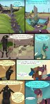 absurd_res arthropod beetle comic desert dinosaur dragon dragonscape drekir dripping dromaeosaurid dwight_(thepatchedragon) english_text female feral forl forl_(thepatchedragon) group herding hi_res insect male melee_weapon mythological_creature mythological_scalie mythology oli_(thepatchedragon) polearm post-apocalyptic prehistoric_species reptile ruins scalie shepherd spear text thepatchedragon theropod town tribal tribal_clothing village weapon