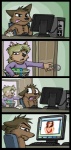Rating: q
ID: 13544
Date: 2007-12-03 01:22:19 -0500
Status: active
Score: 171
4koma :o alternating_focus anthro breasts brown_body brown_fur canid canine canis caught_in_the_act caught_masturbating chair cleavage clothed clothing comic computer computer_keyboard computer_mouse desk door duo ears_down ears_up electronics embarrassed female four_frame_image fur furniture human human_on_anthro humor interspecies irony laundry laundry_basket lol_comments looking_at_porn looking_back looking_down male male/female mammal masturbation microsoft microsoft_windows mousepad o_o obscured_masturbation one_page_comic open_mouth parody photo picture_in_picture pivoted_ears pornography real reverse_furry role_reversal shocked table the_truth tirrel tissue uhoh walk-in windows_xp wolf post #13544