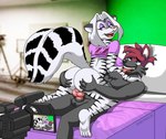Rating: e
ID: 4754932
Date: 2024-05-01 12:42:36 -0400
Status: active
Score: 47
absurd_res animal_genitalia animal_penis anthro anthro_on_anthro anthro_penetrated anthro_penetrating anthro_penetrating_anthro areola bed big_breasts biped black_stripes breasts butt butt_grab camera camera_view canid canine canine_genitalia canine_penis canis canon_x_oc clothing cowgirl_position digital_drawing_(artwork) digital_media_(artwork) duo eyeshadow felid female female_anthro female_on_top female_penetrated from_front_position fur furniture genitals grey_body grey_fur grey_nose hand_on_butt hi_res knot licking looking_back lying makeup making_porn male male/female male_anthro male_on_bottom male_penetrating male_penetrating_female mammal markings mephitid nipple_fetish nipple_lick nipple_play nipples on_back on_bed on_bottom on_top pantherine penetration penile penile_penetration penis penis_in_pussy pink_clothing pink_topwear plantigrade porn_star purple_eyeshadow recording red_areola red_nipples red_nose red_penis red_tongue sandybelldf sex skunk soulsaber striped_body striped_fur striped_markings striped_tail stripes tail tail_markings tiger tongue topwear vaginal vaginal_penetration white_body white_fur white_tail wolf zig_zag post #4754932