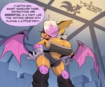 age_difference anthro bat big_breasts bigdad blonde_hair bottomwear breasts canid canine cleavage cleavage_overflow clothed clothing comic dolphin_shorts duo english_text exposed_belly female fox fur green_eyes hair huge_breasts legwear male male/female mammal miles_prower miles_prowr_(bigdad) mormoopia_rouge_(bigdad) musical_note musical_symbol older_female rouge_the_bat sega shorts silhouette silhouetted_body sonic_the_hedgehog_(series) spread_wings symbol tan_body tan_skin text thick_thighs thigh_highs thin_calves thin_legs thin_thighs wide_hipped_female wide_hips wings yellow_body yellow_fur younger_male