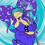Rating: q
ID: 5347388
Date: 2025-02-02 17:16:42 -0500
Status: active
Score: 5
1:1 acedia_(kings_of_hell) anthro belly blue_body blue_hair clothing demon fool's_hat hair hair_over_eyes hat headgear headwear hi_res kings_of_hell kobold long_ears maarzkid male overweight scalie scepter solo thong underwear post #5347388