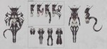 8_eyes 8_limbs absurd_res antenna_wire arachnid arthropod back_tentacles blade_arm breasts claws digital_media_(artwork) english_text featureless_breasts female fingers front_view hayama_kouhei hi_res huge_filesize humanoid machine markings metallic_tentacles model_sheet multi_eye multi_limb nude rear_view red_eyes red_glow robot robot_humanoid side_view simple_background solo spider tail tentacles text